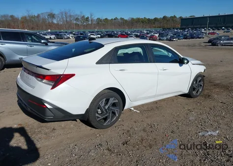 2025 Hyundai Elantra Sel Sport из США, поврежденный, VIN KMHLM4DG0SU076518